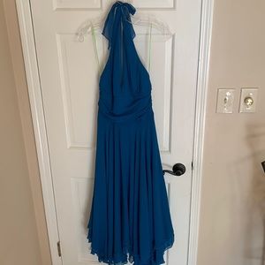 Teal blue size 6 cocktail dress